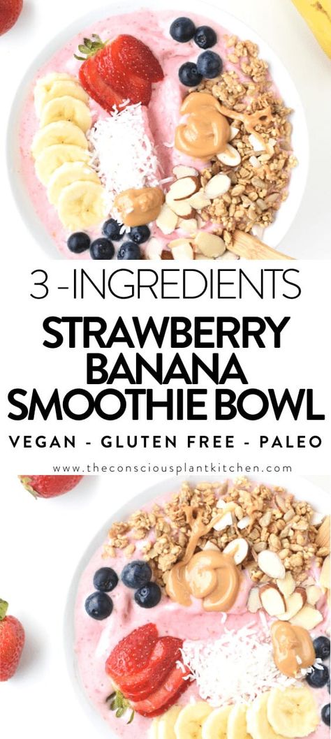 Thick Vegan, Chocolate Avocado Smoothie, Plant Based Smoothies, Strawberry Smoothie Bowl, Smoothie Bowl Recipe Healthy, Protein Powder Smoothie, Protein Smoothie Bowl, Vegan Smoothie Bowl, Acai Bowls Recipe