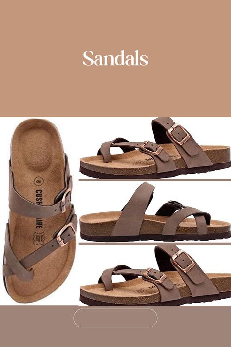 CUSHIONAIRE Women's Luna Cork footbed Sandal with +Comfort Cork Footbed Sandals, Sandals For Men, Men's Formal Style, Men's Casual Style, Men's Suits, Comfortable Sandals, In Fashion, Mocha, Beauty Tips