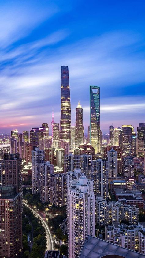 Shanghai,China Shanghai Skyline, Shanghai Tower, City Life Photography, China Shanghai, New York Wallpaper, City Shoot, China City, Dubai Aesthetic, City Wallpaper