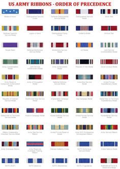 USAF AIR FORCE ARMY NAVY MARINES Military Ribbons Chart Us Military Medals, Army Ribbons, Army Medals, Air Force Army, Military Ribbons, Military Awards, Army Ranks, Military Ranks, Army Patches