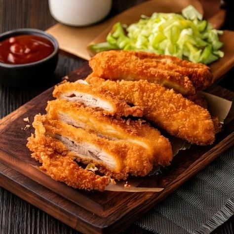 Chicken Katsu Recipe: Crispy Japanese Fried Chicken Easy Chicken Katsu Recipe, Sausage Breakfast Pizza Recipe, Crispy Chicken Katsu, Chicken Katsu Recipe, Chicken Katsu Recipes, Katsu Recipes, Japanese Fried Chicken, Breakfast Pizza Recipe, Breakfast Sausage Recipes