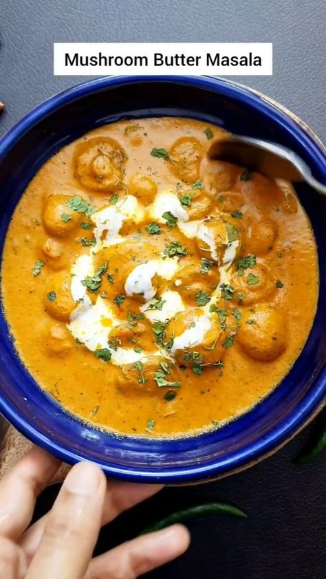 Mushroom 🍄 butter masala in 2022 | Indian cooking recipes, Breakfast recipes indian, Indian food recipes vegetarian Vegetarian Breakfast Recipes Indian, Mushroom Recipes Indian, Cooking Recipes Indian, Recipes Indian Food, Butter Masala, Food Recipes Vegetarian, Spicy Snacks Recipes, Breakfast Recipes Indian, Vegetarian Breakfast Recipes