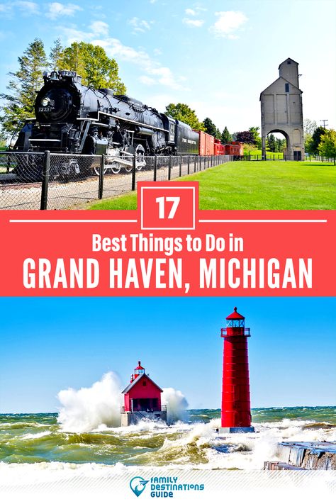 Want to see the most incredible things to do in Grand Haven, MI? We’re FamilyDestinationsGuide, and we’re here to help: From unique activities to the coolest spots to check out, discover the BEST things to do in Grand Haven, Michigan - so you get memories that last a lifetime! #grandhaven #grandhaventhingstodo #grandhavenactivities #grandhavenplacestogo Michigan Beach Towns, Roadtrip Ideas, Michigan Travel Destinations, South Haven Michigan, South Haven Mi, Saugatuck Michigan, Michigan Road Trip, Michigan Summer, Michigan Beaches