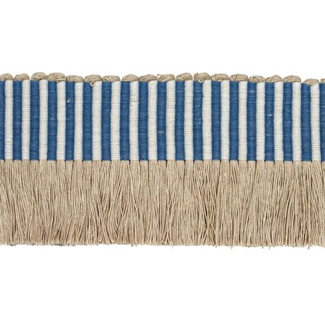 Graphic Fringe - Blue Trims | Schumacher Fringe Fabric, Curtains And Draperies, Upholstery Trim, India Country, Fabulous Fabrics, Fringe Trim, Fabric Trim, Black Trim, Birmingham