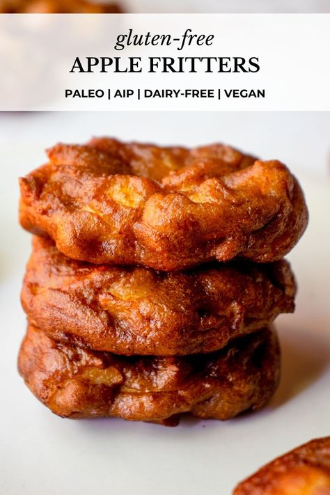 Gluten Free Dairy Free Apple Fritters, Hashimotos Dessert Recipes, Aip Halloween Recipes, Paleo Apple Dessert Recipes, Vegan Paleo Snacks, Gf Apple Recipes Easy, Apple Recipes Gf, Anti Inflammation Diet Desserts, Low Fat Gluten Free Desserts