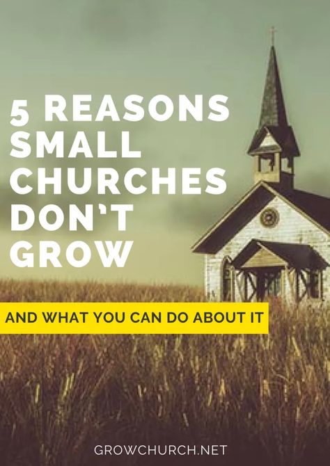 5 Reasons Why Small Churches Don't Grow & What You Can Do Church Welcome Center, Sermon Illustrations, Youth Bible Study, Small Group Bible Studies, Church Fellowship, Church Outreach, Kids Church Lessons, Church Marketing, Bible Object Lessons