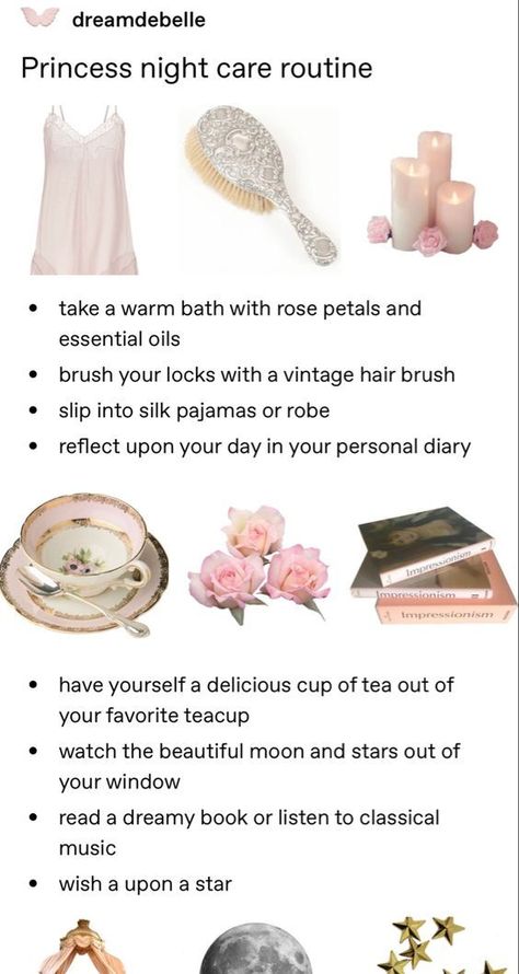 princess nightcare routine cutecore aesthtic selfcare Wonyoung Night Routine, Wonyoung Routine, Night Care Routine, Princess Lifestyle, Night Care, Pretty Pink Princess, Pilates Princess, Lost 100 Pounds, Classy Aesthetic