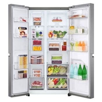 Fridge Double Door, Lg Fridge, Side By Side Fridge, Fridge Lg, Double Door Fridge, Smart Fridge, American Style Fridge Freezer, Capsule Coffee Machine, Fridge French Door