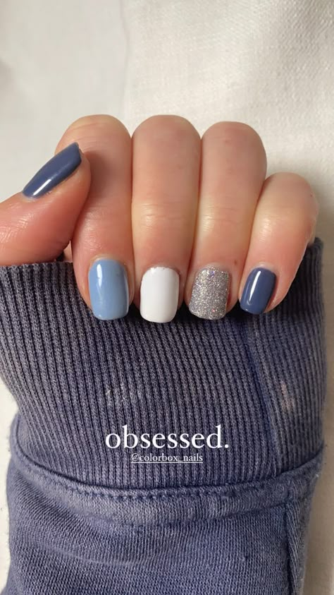 Blue Nails, Color Block, Nail Polish, Nail Art, Nails, Blue, Color, Art, Nail Arts