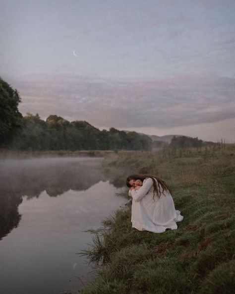 Bigger Than The Whole Sky, River Sunset, Romantic Photoshoot, The River, The Whole, Taylor Swift, Swift, White Dress, Tumblr