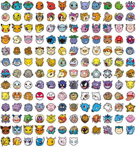 Pokémon Battle Trozei! - 1st Generation Pokemon 1st Generation, Pokemon First Generation, Pokémon Battle, Pokemon Alpha, Pokemon Faces, 150 Pokemon, Pokemon Ideas, Custom Pokemon, 151 Pokemon