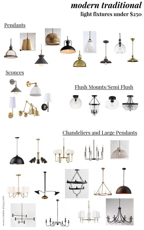 Different Light Fixtures In Same Room, Matching Ceiling Lights, How To Pair Kitchen And Dining Lights, Modern Traditional Pendant Lights, Light Fixtures That Go Together, Traditional Modern Light Fixtures, French Country Lighting Fixtures, Traditional Kitchen Pendant Lights, Kitchen Lighting Combinations