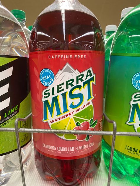 Sierra mist cranberry splash soda Sierra Mist, Fourth Of July Drinks, Apple Pies, Water Recipes, Tea Bottle, Food Items, Yummy Drinks, Nutrition Facts, Good Eats