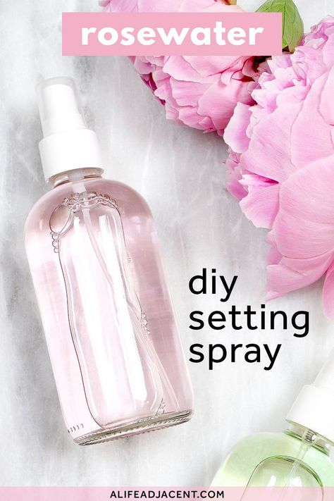 How To Make Setting Spray, Diy Hair Setting Spray, Diy Natural Makeup Recipes, Diy Hydrating Face Spray, Natural Makeup Diy, Face Spray For Glowing Skin, Homemade Make Up, Diy Makeup Primer, Diy Eyeliner