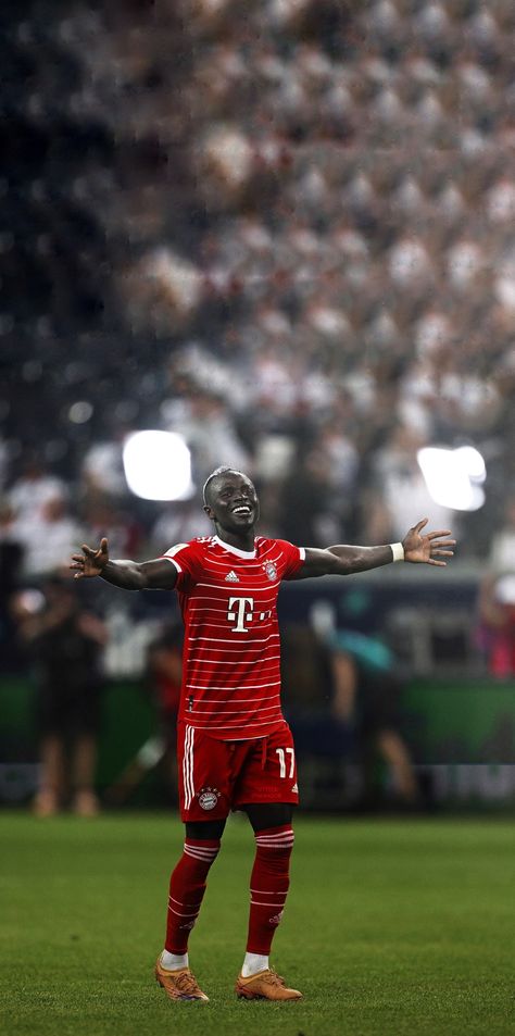 Sadio Mane Wallpaper Bayern, Mane Wallpapers, Sadio Mane Bayern, Sadio Mane Wallpaper, Hustle Wallpaper, Mane Senegal, Bayern Munich Wallpapers, Soccer Wallpapers, Bayer Munich