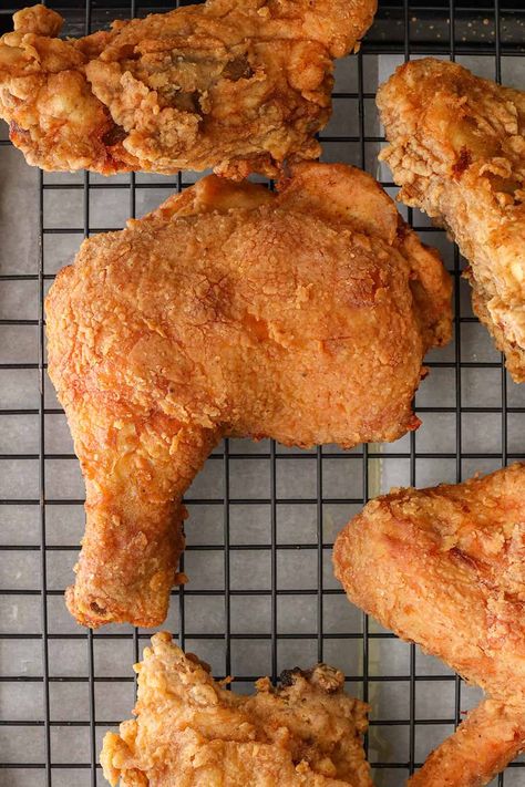 This is the easiest Louisiana fried chicken you’ll ever make. It’s simple, juicy, succulent, and requires only a few ingredients. Louisiana Fried Chicken Recipe, Louisiana Fried Chicken, Guinea Hens, Kfc Coleslaw Recipe, Vegetable Slow Cooker, Fried Chicken Recipe Southern, Easy Cheap Dinner Recipes, Louisiana Food, Fried Recipes