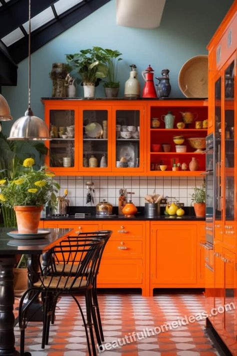 Minimal Eclectic Decor, Maximalist Inspiration, Mexican House Interior, Maximalist Kitchen Design, Home Maximalist, Western Cottage, Kitchen Styles French, Maximalist Kitchen, Diy Kitchen Cabinets Painting