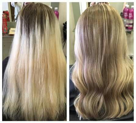 Before and after. Outgrown home bleached hair. Coloured using Tigi creative colour professional cut and blow dry Bleaching Hair, Hereford, Creative Colour, Bleached Hair, Blow Dry, Bleach, Hair Color, Long Hair Styles, Hair Styles