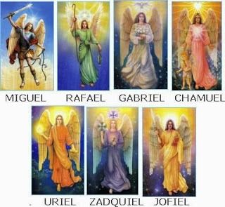 Los 7 Arcángeles y sus Funciones - Ocultismo Archangels Names, Archanděl Michael, 7 Archangels, Seven Archangels, Archangel Prayers, Santi Cattolici, I Believe In Angels, Angel Prayers, Angelic Realm