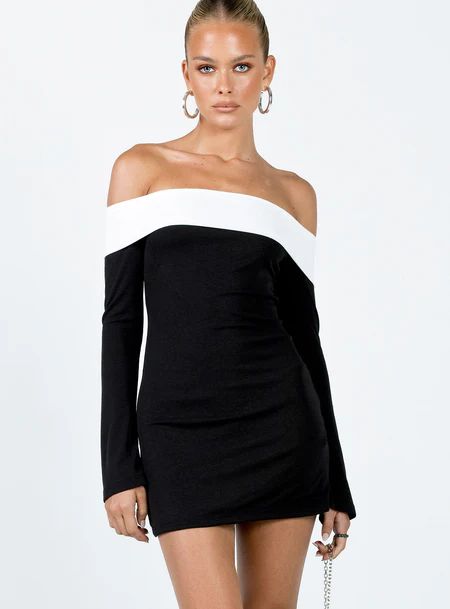 Page 9 for Dresses | Women's Dresses | Princess Polly USA Winter Formal Long Sleeve Dresses, Black And White Hoco Dress, Long Sleeve Mini Dress Formal, Black And White Mini Dress, Sleeve Hoco Dress, Winter Outfits Party, Long Sleeve Hoco Dress, Long Sleeve Club Dress, Black And White Formal