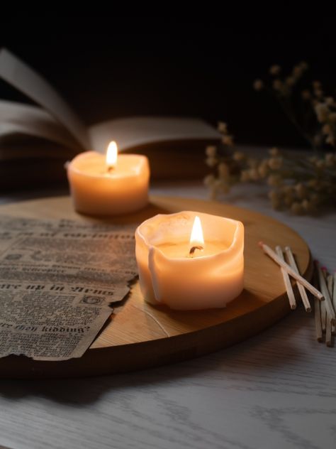 Tea Light Candle Photography, Burning Candle Photography, Candle Light Photography, Candle Photography Ideas, Bakery Candles, Light And Shadow Photography, Candle In The Dark, Lighting Candle, Candle Photography