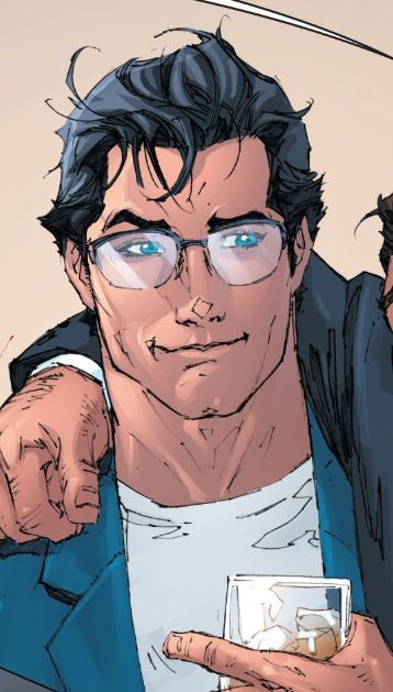 Clark Kent. Clark Kent Art, Clark Kent Fanart, Clark Kent Comic, Characters With Glasses, Clark Kent Superman, Breakup Messages, Simple Sketches, Comic Book Drawing, Comic Book Art Style