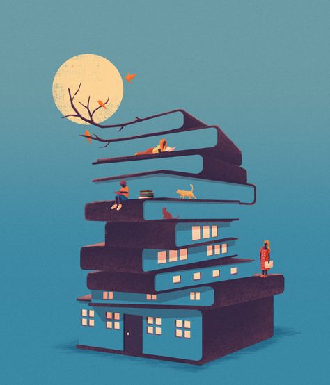 Playful Illustrations by Yau Hoong Tang Layer Optical Illusions into Imaginative Stories — Colossal Tang Yau Hoong, Hidden Images, Reading Club, Space Illustration, Ink Splatter, Colossal Art, Conceptual Illustration, Modern Crafts, Graphic Design Photography