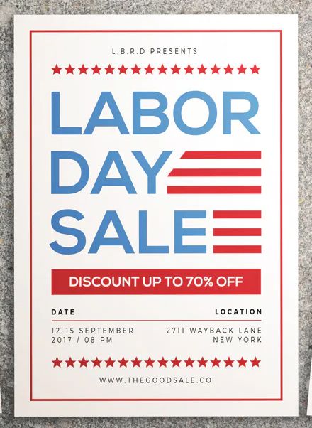 Memorial Day Advertising, Presidents Day Sale Design, Labor Day Sale Email, Offer Ads, Store Flyers, Email Inspiration, Sale Campaign, Email Blast, Menu Inspiration