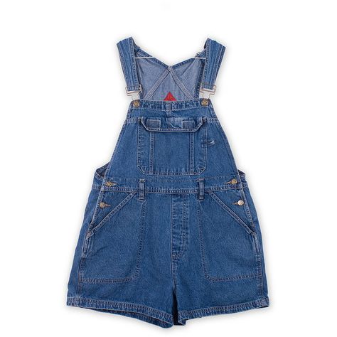 Vintage 1990's No Boundaries Denim Overall Shorts ($35) ❤ liked on Polyvore featuring jumpsuits, rompers, shorts, overalls, bottoms, dresses, denim rompers, blue denim overalls, blue bib overalls and vintage overalls Blue Denim Overalls, Denim Overall Shorts, Overalls Denim, Shorts Overalls, Overalls Vintage, Overalls Shorts, Vintage Overalls, Blue Overalls, Vintage Romper