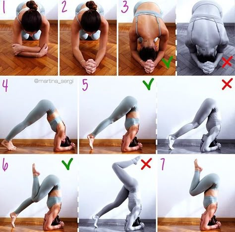 Headstand Tutorial, Laying Down, Yoga Headstand, Headstand Yoga, Poses Sitting, Yoga Goals, Yoga Beginners, Sup Yoga, Yoga Posen