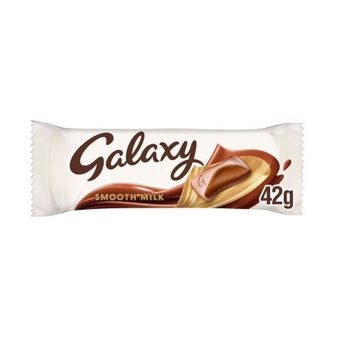 Galaxy Smooth Milk Chocolate Snack Bar - 42g - British Snacks Burrr Basket, Tyler Christmas, Burr Basket, Galaxy Chocolate, Chocolate Snacks, Work Home, Gluten Free Snacks, Free Snacks, Chocolate Craving