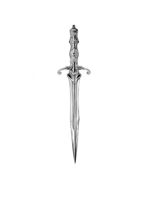 Girly Dagger Tattoo, Ace Of Swords Tattoo, Dagger Tattoo Stencil, Cute Dagger Tattoo, Dagger Spine Tattoo, Small Dagger Tattoo, Nice Tatoos, Dagger Tattoo Design, Dagger Drawing