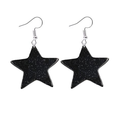 PRICES MAY VARY. Material: Resin +alloy. Quantity: You will get 1 pairs of cute Black Glitter Star Dangle Earrings. Unique Fashion Design: Cute star earrings are designed, unique and fashionable. Beautiful and. The pendant pentagram earrings flutter in the wind and appear in the hair, bringing you a different beauty of movement, charming and dynamic and stunning female earrings. Occasion: A great piece of jewelry for parties and family gatherings, these cute statement pieces are perfect to wear Black Star Earrings, Pentagram Earrings, Star Sequins, Star Dangle Earrings, Female Earrings, Oc Design, Amazon Jewelry, Glitter Earrings, Cute Stars