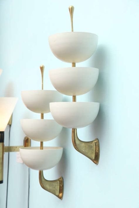 Stilnovo wall sconces Sconces Living Room, Wall Lamp Design, 카페 인테리어 디자인, Modern Wall Lamp, Mid Century Lighting, Mid Century Wall, Lampe Design, Luminaire Design, Lighting Inspiration