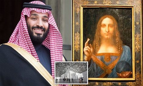 Prince Mohammed Bin Salman, Most Expensive Painting, Mohammed Bin Salman, Louvre Abu Dhabi, Expensive Paintings, Salvator Mundi, Bin Salman, Prince Mohammed, Lottery Numbers