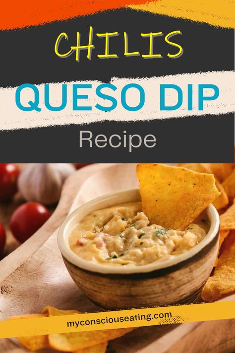 Queso dip in a serving bowl Chilis Queso Dip, Chilis Queso, Chili Queso Dip, Farfalle Recipes, Queso Dip Recipe, Dip For Tortilla Chips, How To Cook Chili, Queso Dip Recipes, Garlic Breadsticks