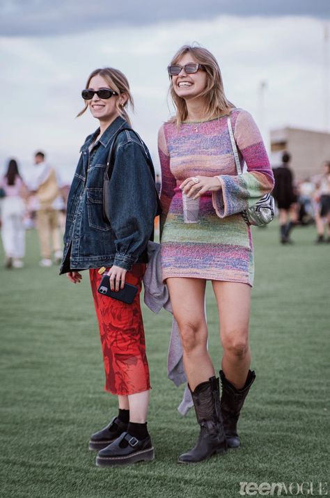 Primavera Sound 2023: See All The Best Street Style from the Festival’s First Edition in Madrid | Teen Vogue Primavera Festival Outfit, Glastonbury Festival Fashion 2024, Primavera Sound Outfit, Festival Outfit 2024, Madrid Street Style, Glastonbury Festival Fashion, Glastonbury Fashion, Primavera Sound Festival, Festival Fits