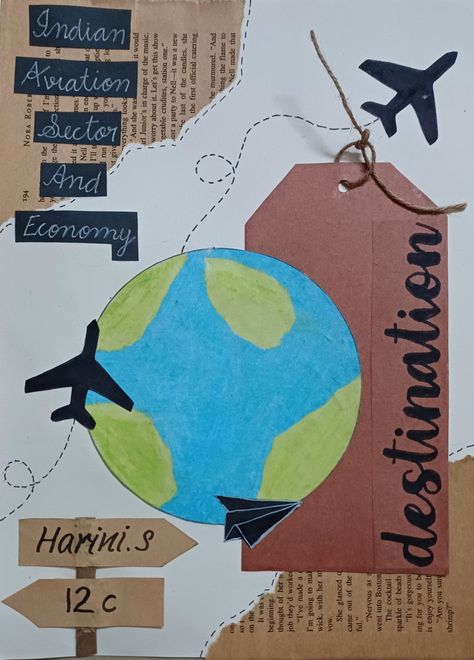 Globalisation Project Cover Page, Geography Front Page Ideas, Social Studies Project Cover Page, Economics Project Cover Page, Margin Design, Science Notebook Cover, Sustainable Development Projects, Cover Page For Project, Economics Project