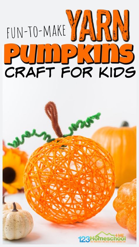 Life Cycle Of A Pumpkin Craft, Pumpkin Pillow Diy, Pumpkin Crafts Kids, Harvest Crafts For Kids, Pumpkin Seed Crafts, Growing Pumpkin, Prek Halloween, Pumpkin Science Experiment, Pumpkin Math Activities