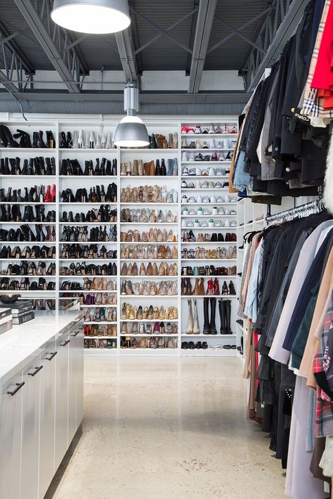 Monica Rose, Dream Closet Design, Shoe Wall, Beautiful Closets, Celebrity Stylist, Closet Office, Luxury Closets Design, Closet Decor, Dream Closets