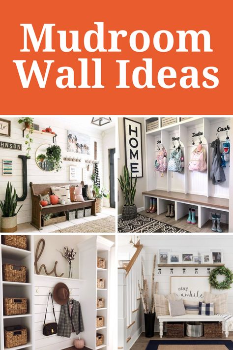 27+ Mudroom Signs To Make You Feel At Home - PinkPopDesign Cute Mudroom, Mudroom Signs, Mudroom Wall Ideas, Mudroom Shelves, Mudroom Inspiration, Signs To Make, Formal Living Room Designs, Industrial Style Bedroom, Farmhouse Mudroom