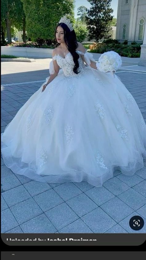 Quinceañeras White Dress, Quinceñera Dresses Champagne, Sweet 16 White Dresses, 15 Dresses Quinceanera White, Big Sweet 16 Dresses, White Xv Dresses, Quinceanera White Dresses, Quincenera Dresses White, Ivory Quinceanera Dresses