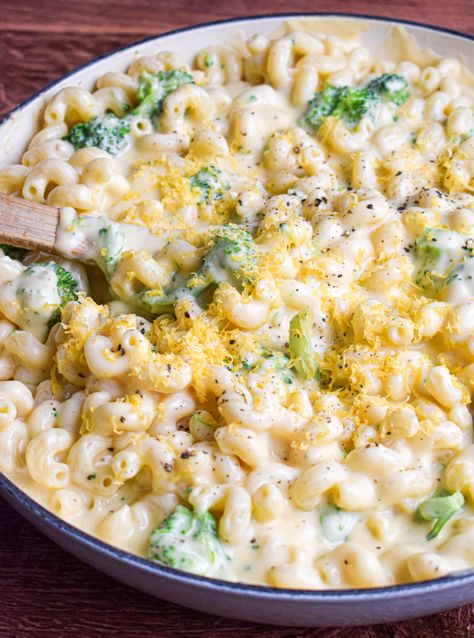 Stovetop Broccoli Mac and Cheese - The Jam Jar Kitchen Stovetop Broccoli, Broccoli Mac And Cheese, Cavatappi Pasta, Honey Lime Vinaigrette, Recipe Broccoli, Scalloped Potatoes And Ham, Tortellini Bake, Cherry Tomato Sauce, Boiling Pasta