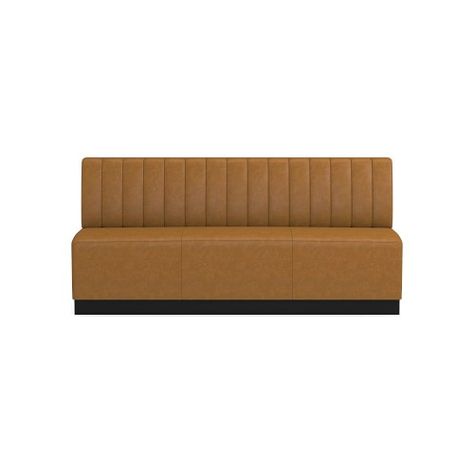 Leather Banquette, Corner Banquette, Banquette Bench, Parisian Bistro, Bench Seat Cushion, Leather Side Chair, Chestnut Leather, Line Branding, Banquette Seating