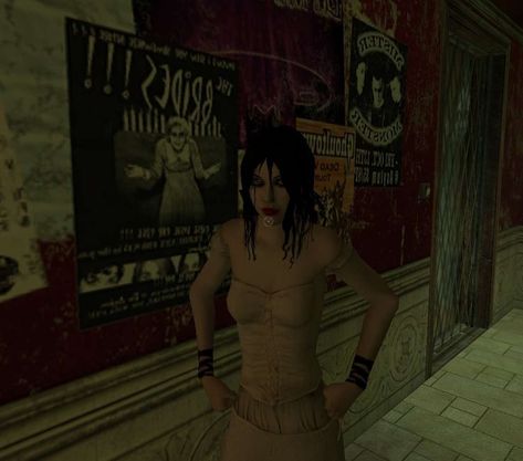 Crimson Snow Horror Game, Vtmb Aesthetic, Vampire Masquerade Bloodlines, Horror Games Aesthetic, Retro Horror Aesthetic, Horror Game Aesthetic, Vampire Icon, Clinic Room, Vampire The Masquerade Bloodlines