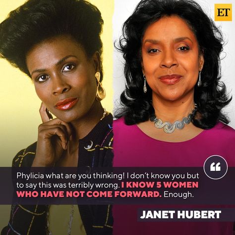 Janet Hubert, Phylicia Rashad, S Initial, Bill Cosby, Entertainment Tonight, Everyone Knows, Initials, Entertainment, Celebrities