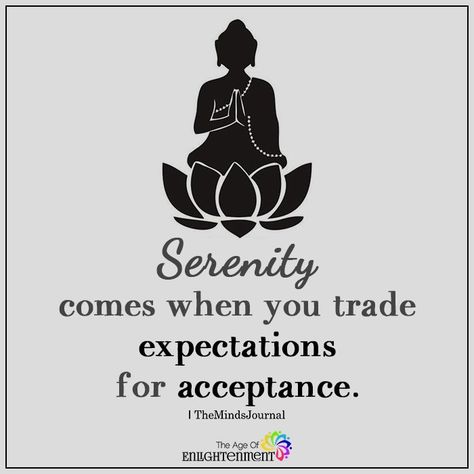 Serenity I'm Successful, Let Go Of Expectations, Serenity Quotes, Expectation Quotes, Radical Acceptance, Meant To Be Yours, Recovery Quotes, Buddha Quote, Mindfulness Journal