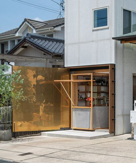 Traditional Shutters, Coffee Shop Concept, Floating Architecture, Houses In Japan, Small Bakery, Tiny Shop, Cafe Shop Design, Small Cafe, 카페 인테리어 디자인