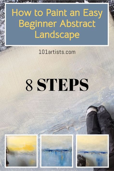 Texture Painting Landscape, Diy Abstract Acrylic Painting, How To Paint Modern Art, Abstract Painting Tutorial Step By Step, Beginner Abstract Art, Easy Abstract Landscape Painting, Neutral Color Abstract Painting, How To Paint An Abstract Painting, Diy Abstract Landscape Art