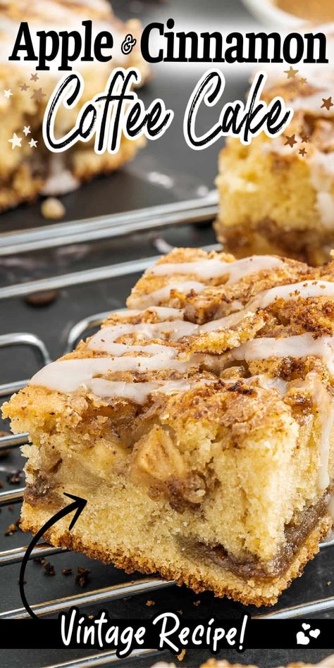 This Cinnamon Apple Coffee Cake with Streusel Crumb Topping is an easy recipe that is popular throughout the year, yet especially during the fall season. Apple Cinnamon Coffee Cake, Apple Crumb Cake Recipe, Apple Streusel Cake, Coffee Cake Bundt, Cinnamon Cake Recipes, Cinnamon Crumb Cake, Apple Coffee Cake, Crumb Coffee Cakes, Apple Crumb Cakes